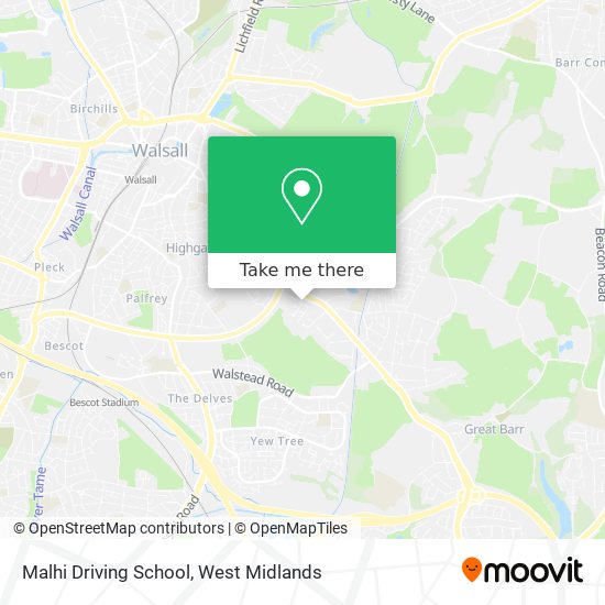 Malhi Driving School map