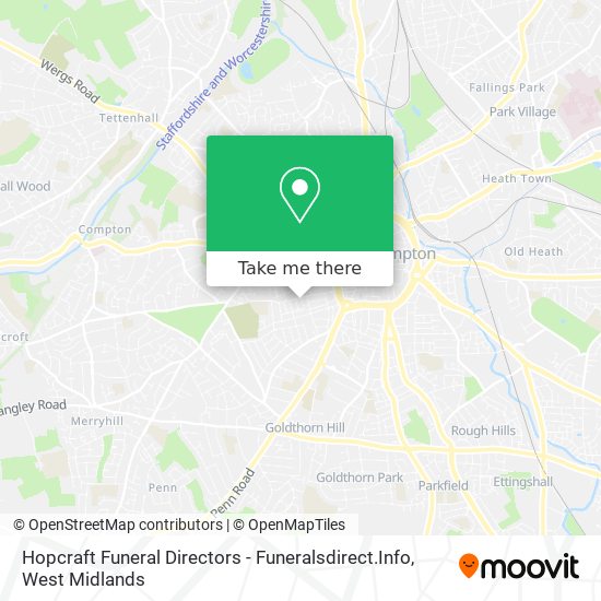 Hopcraft Funeral Directors - Funeralsdirect.Info map