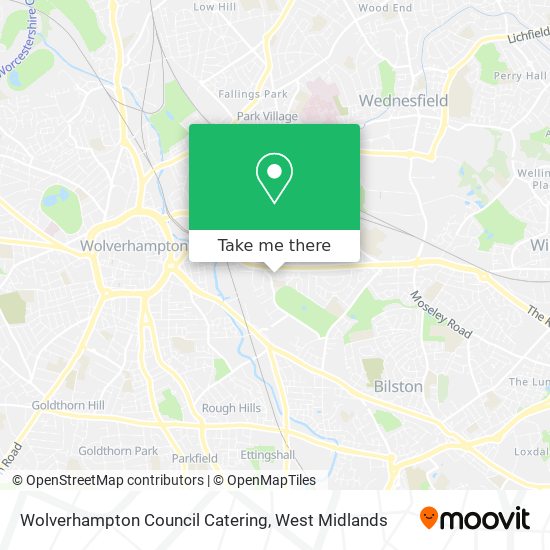 Wolverhampton Council Catering map