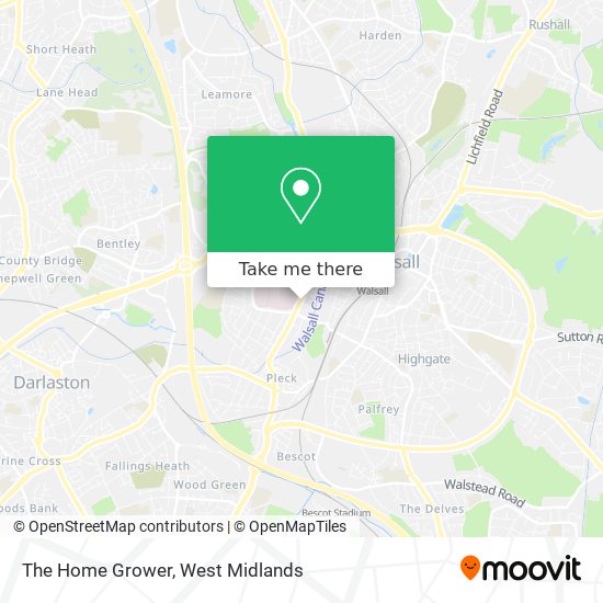 The Home Grower map
