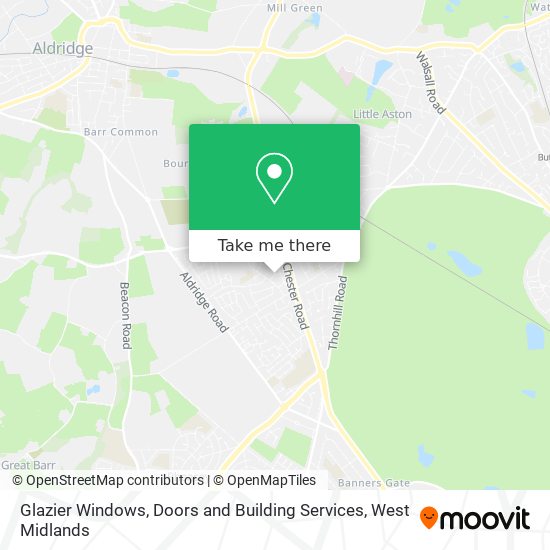 Glazier Windows, Doors and Building Services map