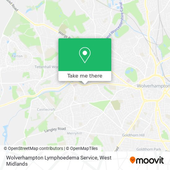 Wolverhampton Lymphoedema Service map