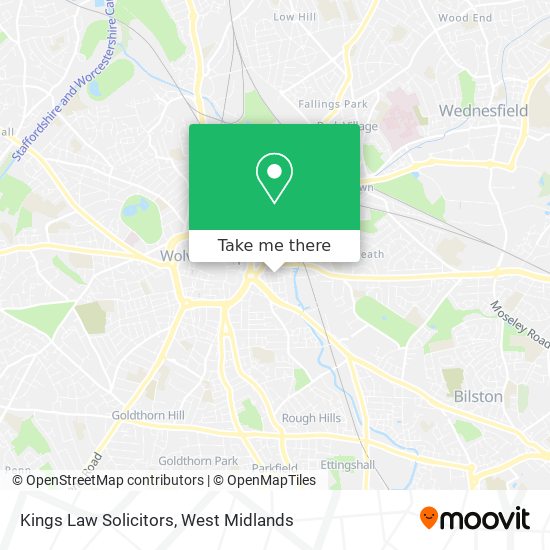 Kings Law Solicitors map