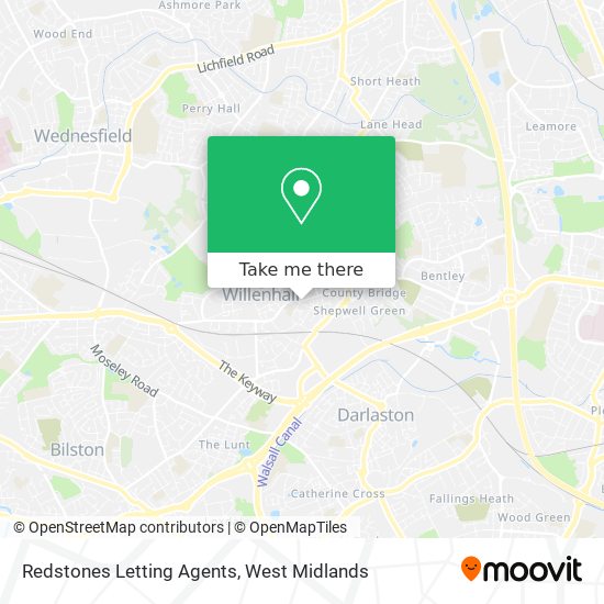 Redstones Letting Agents map