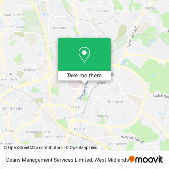 Deans Management Services Limited map