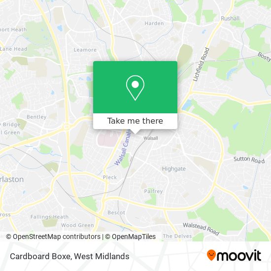 Cardboard Boxe map