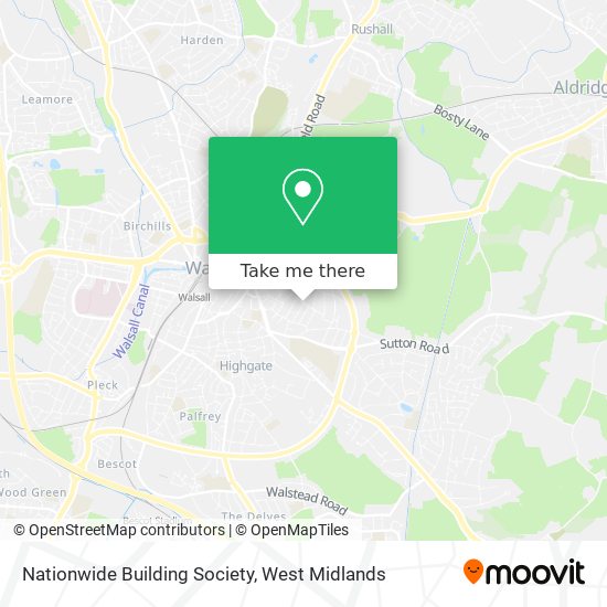 Nationwide Building Society map