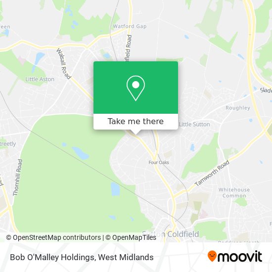 Bob O'Malley Holdings map