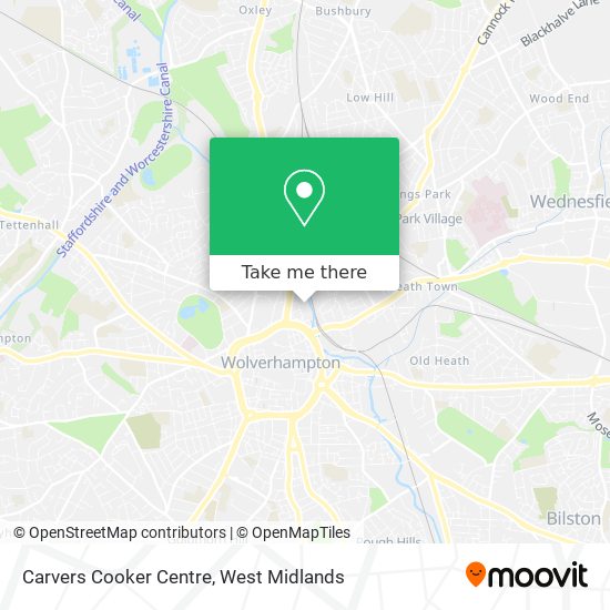 Carvers Cooker Centre map