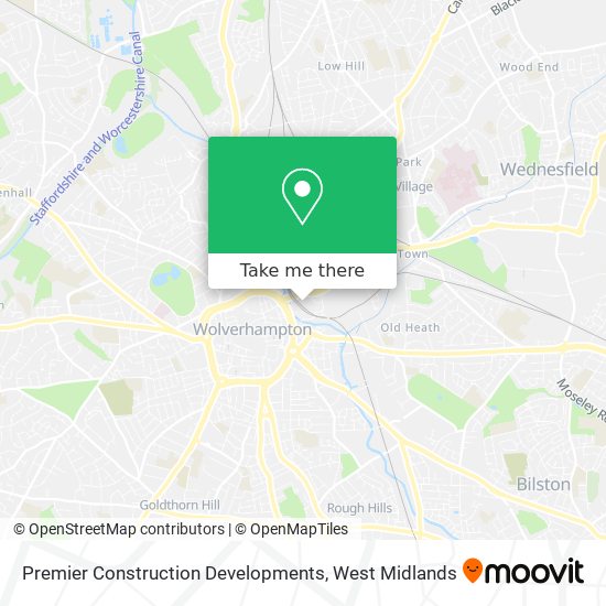 Premier Construction Developments map