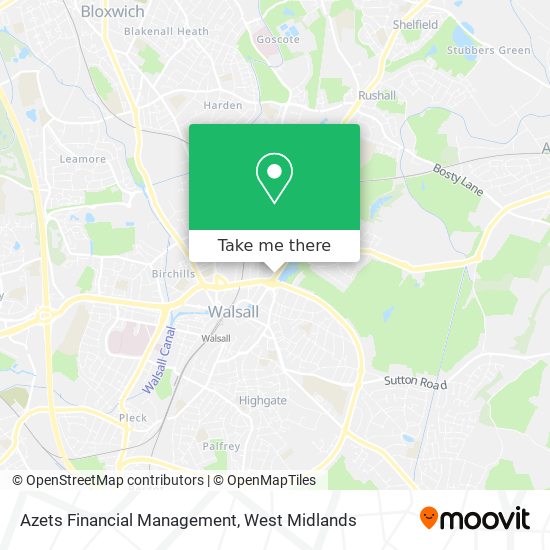 Azets Financial Management map