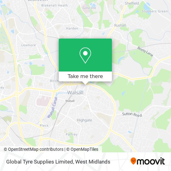 Global Tyre Supplies Limited map