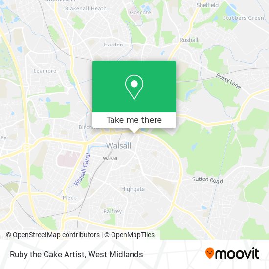Ruby the Cake Artist map
