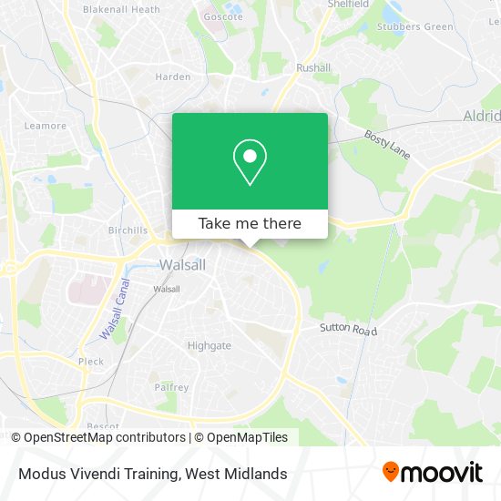 Modus Vivendi Training map