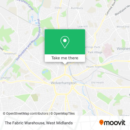 The Fabric Warehouse map