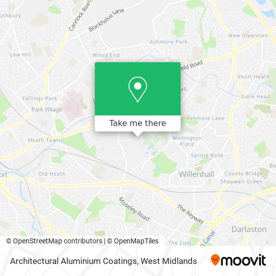 Architectural Aluminium Coatings map