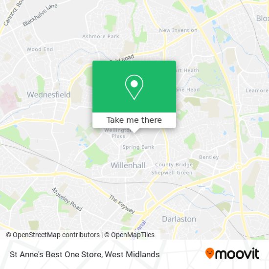 St Anne's Best One Store map