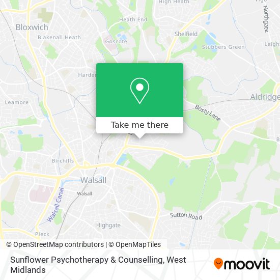 Sunflower Psychotherapy & Counselling map