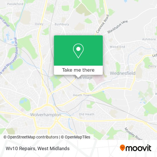 Wv10 Repairs map