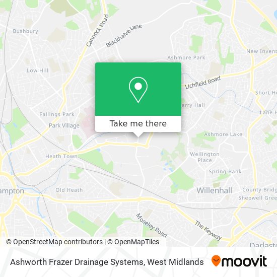 Ashworth Frazer Drainage Systems map