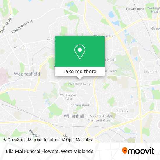 Ella Mai Funeral Flowers map