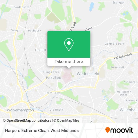 Harpers Extreme Clean map