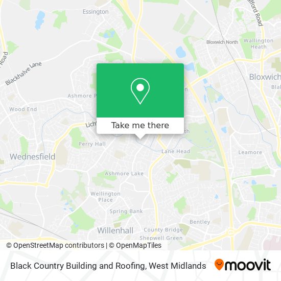 Black Country Building and Roofing map