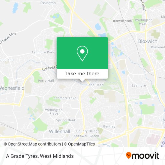 A Grade Tyres map