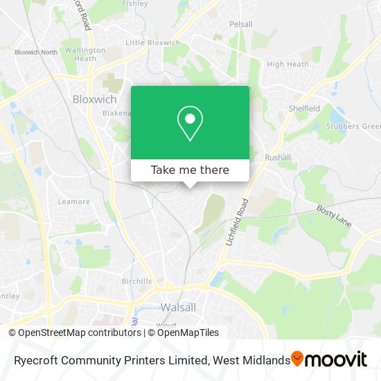 Ryecroft Community Printers Limited map