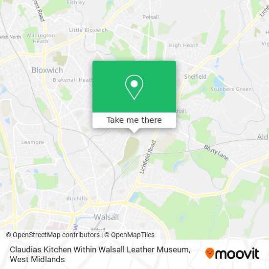 Claudias Kitchen Within Walsall Leather Museum map