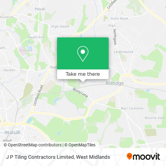 J P Tiling Contractors Limited map