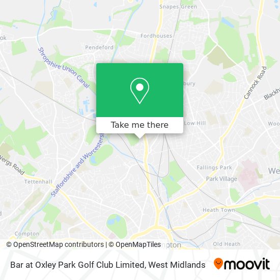 Bar at Oxley Park Golf Club Limited map