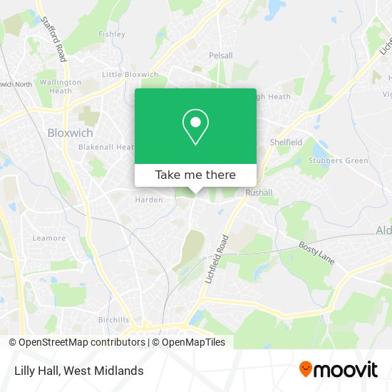 Lilly Hall map