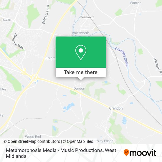 Metamorphosis Media - Music Production's map