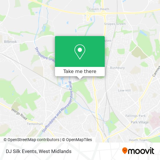 DJ Silk Events map
