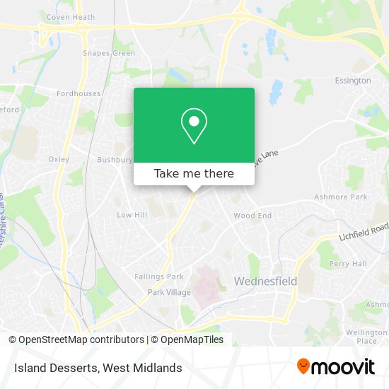Island Desserts map