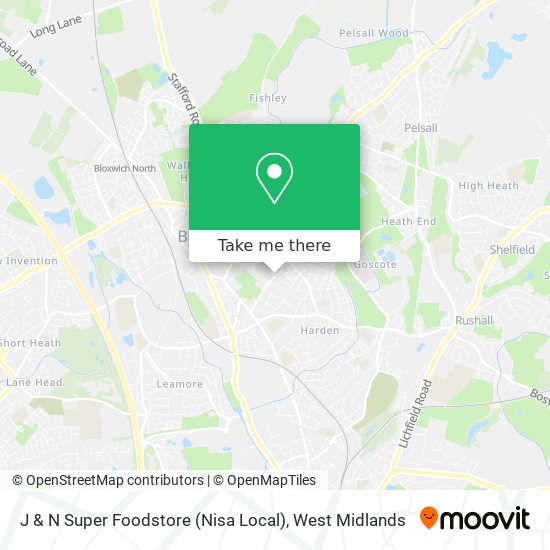 J & N Super Foodstore (Nisa Local) map