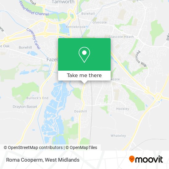 Roma Cooperm map