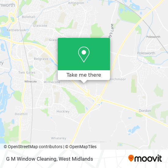 G M Window Cleaning map