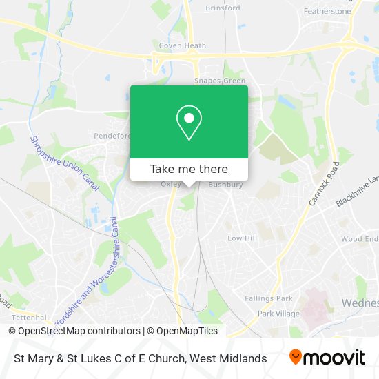 St Mary & St Lukes C of E Church map