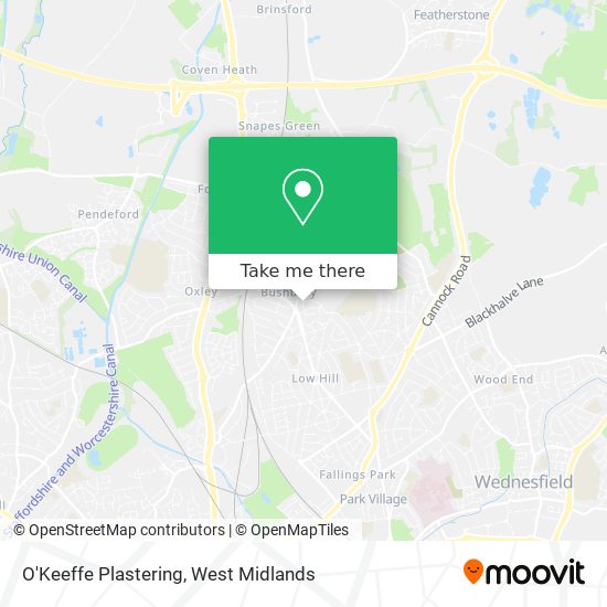 O'Keeffe Plastering map