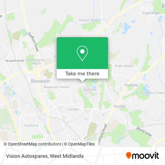 Vision Autospares map