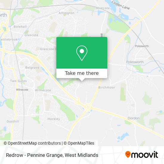 Redrow - Pennine Grange map