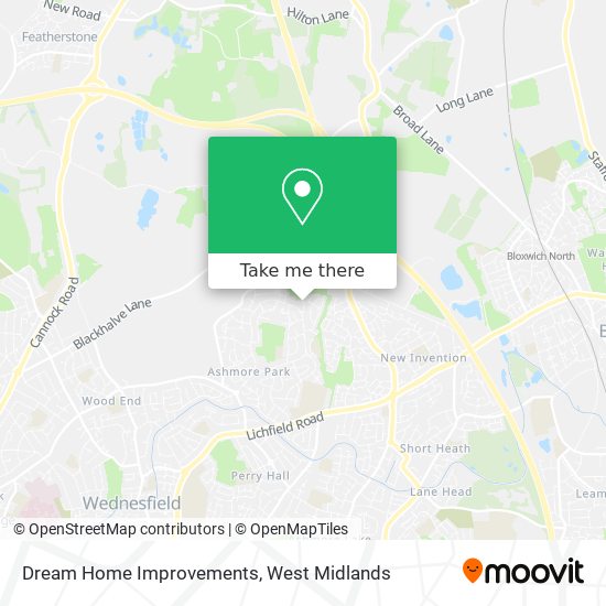 Dream Home Improvements map