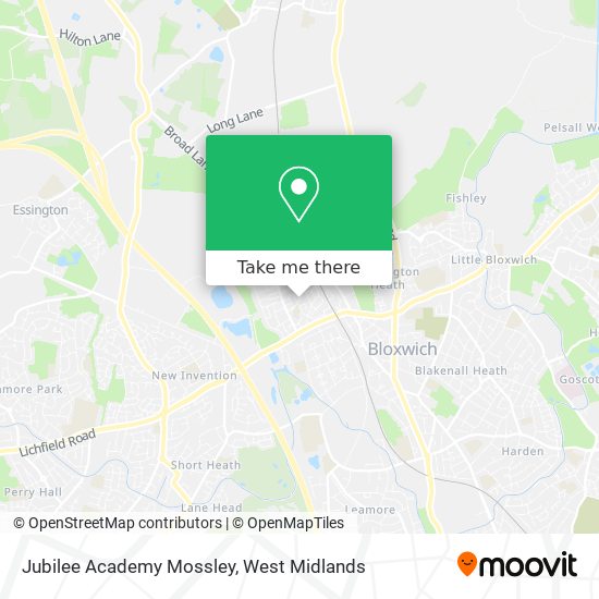 Jubilee Academy Mossley map