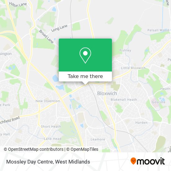 Mossley Day Centre map