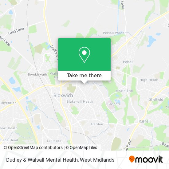 Dudley & Walsall Mental Health map