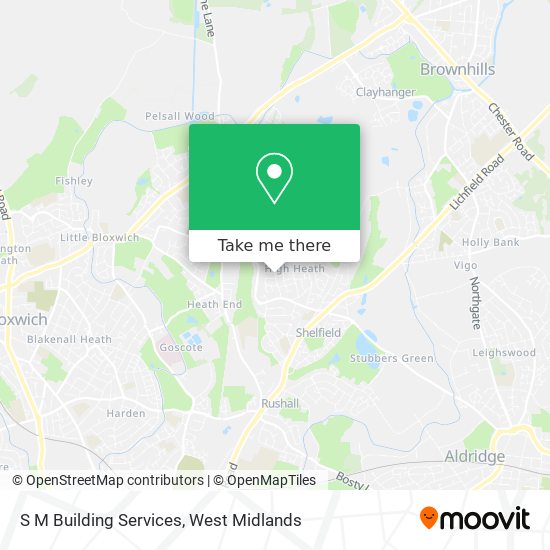 S M Building Services map