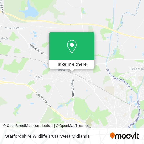 Staffordshire Wildlife Trust map