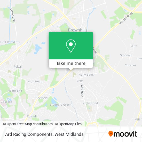 Ard Racing Components map